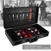 Aohuada Barber Carrying Case Organizer, Professional Barber Travel Case Salon Hair Cutting Grooming Barber Carrying Case for Clippers and Supplies view 2