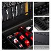 Aohuada Barber Carrying Case Organizer, Professional Barber Travel Case Salon Hair Cutting Grooming Barber Carrying Case for Clippers and Supplies view 4