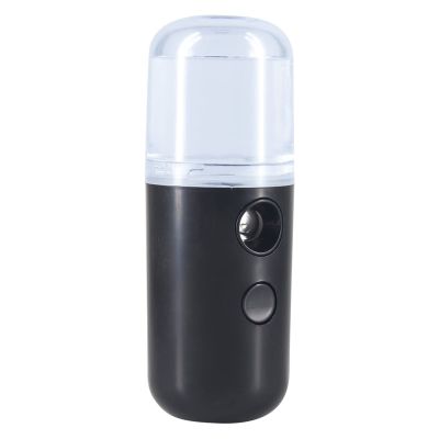 Kingsmile Nano Facial Mister,Moisturizing Nano Mister Sprayer, Portable Mini Nano Mister, Handy Lash Mister for Eyelash Extensions, Face Mister with 1OZ /30ML Visual Water Tank Black