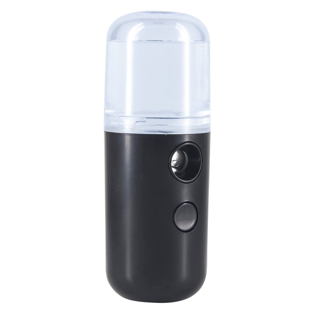 Kingsmile Nano Facial Mister,Moisturizing Nano Mister Sprayer, Portable Mini Nano Mister, Handy Lash Mister for Eyelash Extensions, Face Mister with 1OZ /30ML Visual Water Tank Black