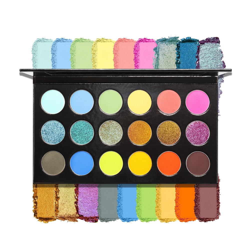 18 color eyeshadow palette,vegan eye shadow with special colors eyeshadow cosmetic Matte duochrome eyeshadow (make up-2)