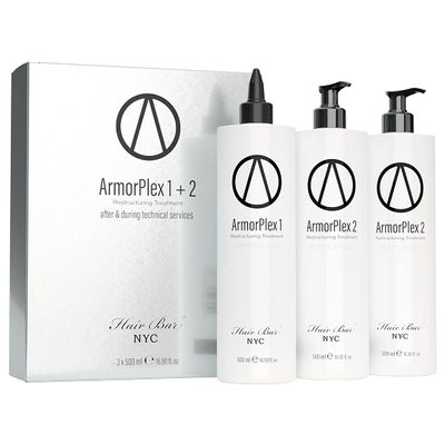 Armor Plex Restructuring Treatment Kit (Set of 3) - Instantly Protect and Repair Hair From Bleaching, Coloring, Perm and Relaxer Application (For All Hair Types) Made in Italy - 16.9oz / 500ml