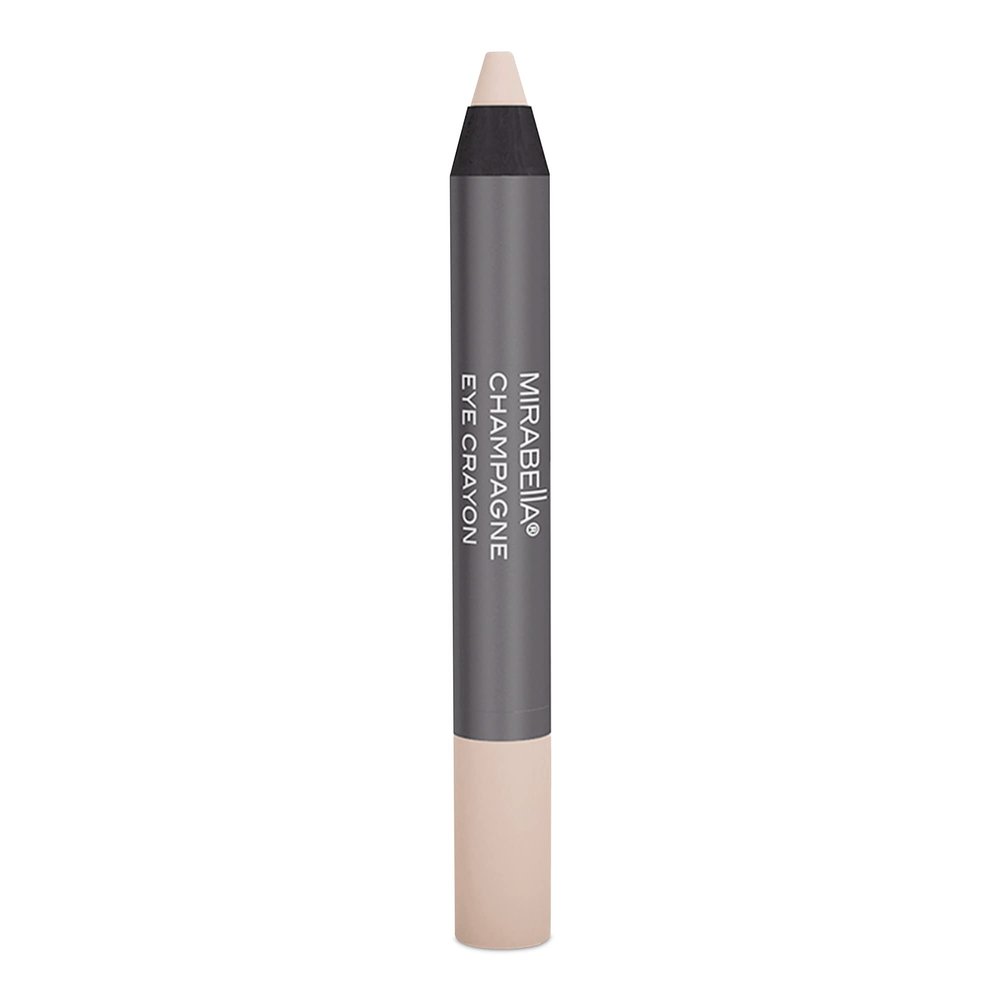 Mirabella Eye Crayon Jumbo Waterproof Eyeliner Pencil, Ultra-Creamy and Highly Pigmented Eyeshadow Stick Glides Smoothly and Blends Effortlessly, Offers All-Day Wear and Smoky Looks, Champagne