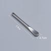 3 Pieces Zinc Alloy Makeup Spatula Eye Cream Spoon Beauty Scoop Mini Spoon Makeup Beauty Spoons Mini Cosmetic Skincare Spatula for Cream Lotions, Cylindrical Handle Type, Golden, Silver, Rose-Gold view 4