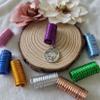 Beautiful Coil w/Astrological Charm (Small, Baby Blue) view 2