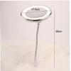 1pc 10x Magnifying Makeup Shaving Gooseneck Mirror 360 Rotation Flexible Gooseneck Led Mirror Lighted Adjustable Bendable view 3