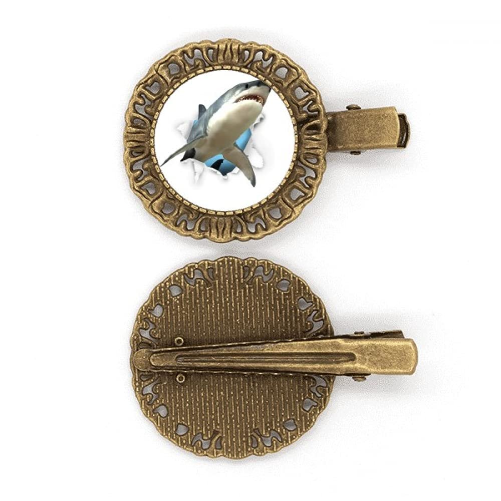 Animal Paper Break Shocks Sharks Hairpin Headdress Brooch Hair Clip Barrette
