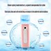 Nano Facial Spray Nano Sprayer, Portable Mr. Nano Facial Sprayer Facial Steamer Sprayer is Suitable for Office Makeup Eyelash Extension(Color:White) view 2