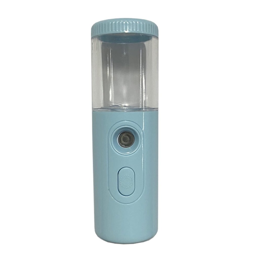 Nano Facial Spray Nano Water Replenishment Apparatus Portable Nano Sprayer is Suitable for Makeup Eyelash Extender Moisturizing(Color:Green)