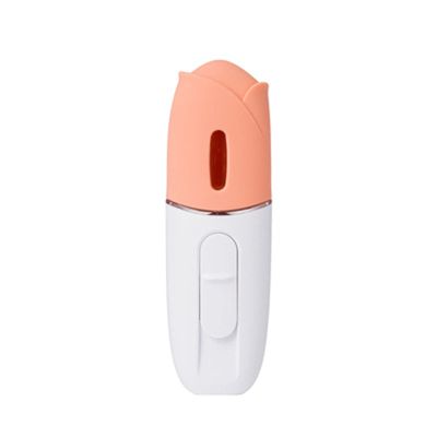 Nano Facial Spray Hand-held Sprayer, Portable Sprayer Mr. Nano Sprayer Facial Steamer for Eyelash Extension Facial Moisturizing(Color:Orange)