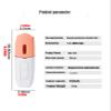 Nano Facial Spray Hand-held Sprayer, Portable Sprayer Mr. Nano Sprayer Facial Steamer for Eyelash Extension Facial Moisturizing(Color:Orange) view 4