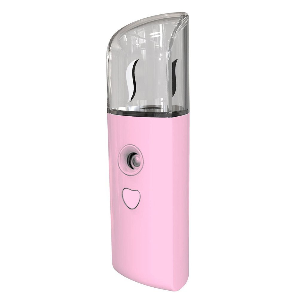 Nano Facial Spray Nano Spray, Nano Portable Sprayer, Mr. Nano USB Charging is Suitable for Makeup Eyelash Extender Moisturizing(Color:Pink)