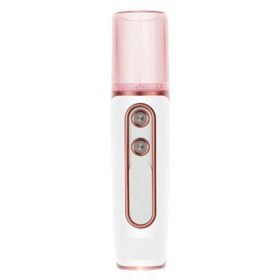 Nano Facial Spray Double-Hole Nano Facial Spray, Newly Designed Moisturizing and Hydrating Spray, Eyelash Extension and Hydrating Instrument(Color:White)