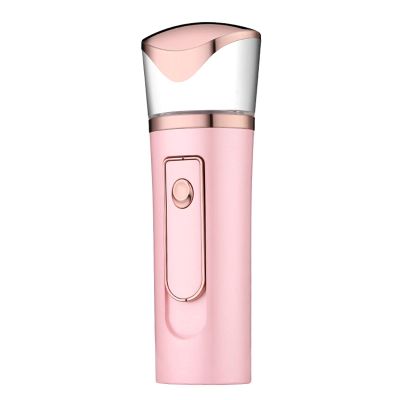 Nano Facial Spray Facial Steamers Mist Sprayer Portable Nano Sprayer Nano Suitable Facial Moisturizinghydrating Eyelash Extension USB(Color:Pink)