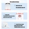 Nano Facial Spray Moisturizing Sprayer Portable Moisturizing Meter Facial Spray Facial Steamer Suitable for Makeup Eyelash Extender view 2