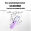 Nano Facial Spray Mini Sprayer, Portable Nano Sprayer, Eyelash Extender, Compact USB Rechargeable Facial Steamer, Moisturizing(Color:White) view 2