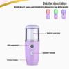 Nano Facial Spray Mini Sprayer, Portable Nano Sprayer, Eyelash Extender, Compact USB Rechargeable Facial Steamer, Moisturizing(Color:White) view 3