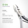 NGHIA Cuticle Nipper - D-04 JAW 14 | Stainless Steel | Durable and Sharp | Ergonomic Design | Grey Plated | Ideal for Salons and Home Use view 3