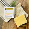Bluebyrd Soap Co. Ginger Lemongrass All Natural Soap Bar with Neem Oil | Cleansing Beauty Bar Soap Scented with 100% Essential Oils | Neem for eczema prone skin, psoriasis and acne, 5oz. (GINGER) view 2