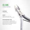 NGHIA Cuticle Nipper - D-08 JAW 14 | Stainless Steel | Durable and Sharp | Ergonomic Design | Grey Plated | Ideal for Salons and Home Use view 3