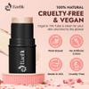 BaeBlu - Organic Blush Tube, Chardonnay - 100% Natural Vegan Cream Blush Sticks, Multi-Use Bronzer, & Highlighter for Lips, Cheeks & Eyes, Buildable Shimmer, Gluten-Free, Paraben-Free, Made in USA view 2