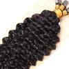 Malaysian Curly Human Hair Extensions Flat Tip Hair Keratin Hair Extension Pre-bonded Machine Made Capsules Human Hair 100/200 Strands (14inch 200strand, Natural color) view 2