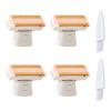 4PCS LinMei Razor Replacement Heads Compatible for Finishing Touch Flawless Body Rechargeable Ladies Shaver and Trimmer with 2 Cleaning Brush view 1