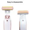 4PCS LinMei Razor Replacement Heads Compatible for Finishing Touch Flawless Body Rechargeable Ladies Shaver and Trimmer with 2 Cleaning Brush view 4