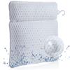 Bath Tub Pillow for Bathtub Spa: Neck and Back Support Fits Soaking Tub Jacuzzi - Bath Accessories Spa Pillow view 1