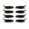 ICRPSTU 4 Pair Reusable Eyeliner and Eyelash Stickers,7 Color Waterproof Eye Shadow Template, Eyeliner Stencil Pads for The Perfect Winged Tip Look,Easy to Use and Remove view 1