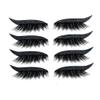 ICRPSTU 4 Pair Reusable Eyeliner and Eyelash Stickers,7 Color Waterproof Eye Shadow Template, Eyeliner Stencil Pads for The Perfect Winged Tip Look,Easy to Use and Remove view 1