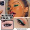 ICRPSTU 4 Pair Reusable Eyeliner and Eyelash Stickers,7 Color Waterproof Eye Shadow Template, Eyeliner Stencil Pads for The Perfect Winged Tip Look,Easy to Use and Remove view 3