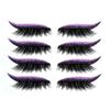 ICRPSTU 4 Pair Reusable and Eyelash Stickers,7 Color Eye Shadow Template, Stencil Pads for The Perfect Tip Look,Easy to Use and Remove(Pink) view 1