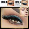 ICRPSTU 4 Pair Reusable Eyeliner and Eyelash Stickers,7 Color Waterproof Eye Shadow Template, Eyeliner Stencil Pads for The Perfect Winged Tip Look,Easy to Use and Remove view 2