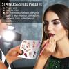 268 Pieces Disposable Makeup Tools Kit, Includes Eyeliner Brushes Makeup Short Waterproof Cape Stainless Steel Palette Mascara Wands Lipstick Applicators Plastic Organizer Box Bag Armband Cleaner view 4