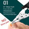 Ingrown Toenail Clippers(Upgrade), Steel Nail Clippers for Professional Podiatrist, Unique Long Handle Curved Blade Tool for Thick & Ingrown Nails, Suitable for Men, Women and Elderly-XIORRY view 3
