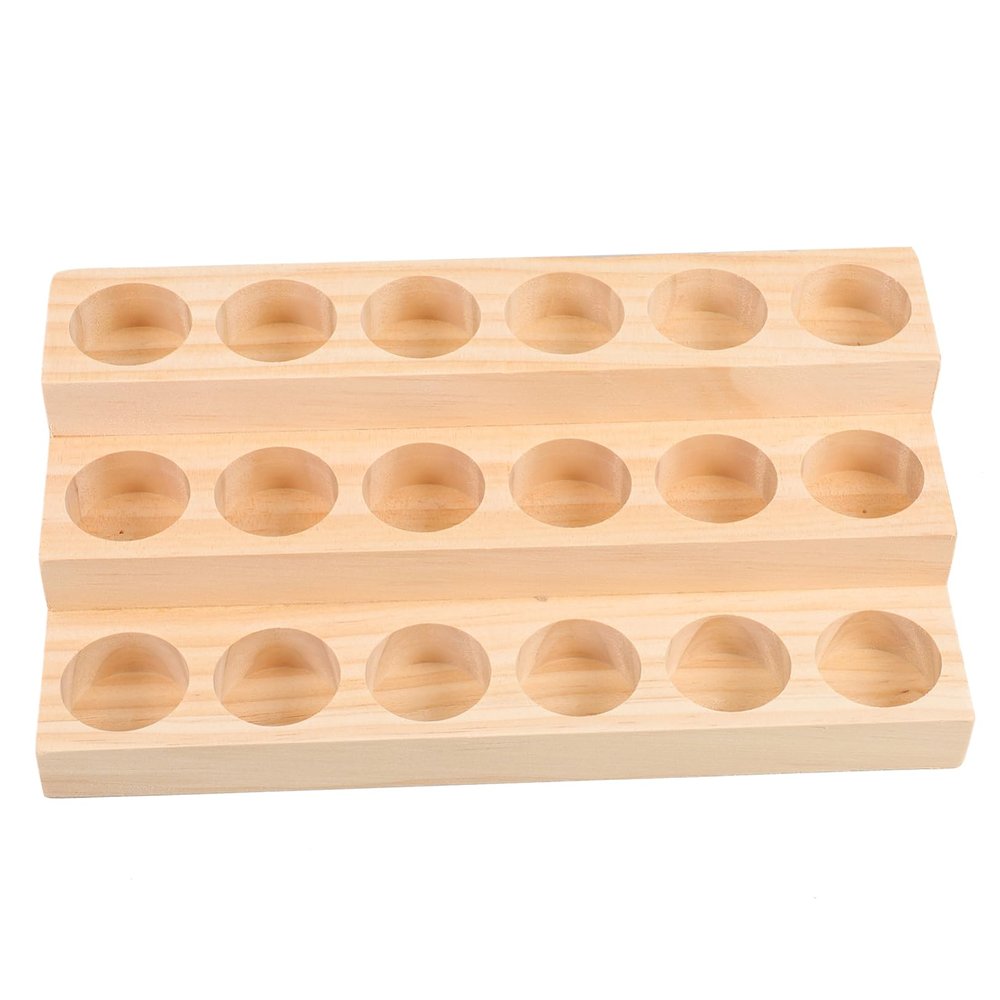 1pc pallet racking essential oil display rack tray wooden frame cosmetic bottle rack Organizer essential oil storage lipstick stand mini lipstick Ledge essential oil wood shelf