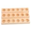 1pc pallet racking essential oil display rack tray wooden frame cosmetic bottle rack Organizer essential oil storage lipstick stand mini lipstick Ledge essential oil wood shelf view 1