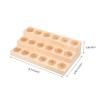 1pc pallet racking essential oil display rack tray wooden frame cosmetic bottle rack Organizer essential oil storage lipstick stand mini lipstick Ledge essential oil wood shelf view 2