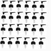 28-410 Neck Size Black Lotion Soap Pump Dispenser Ribbed Top Two Tone Tube Length 9.625 inch (24 Pack) view 1