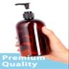 28-410 Neck Size Black Lotion Soap Pump Dispenser Ribbed Top Two Tone Tube Length 9.625 inch (24 Pack) view 4
