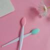 4 PCS Lip Scrub Brush,Double-Sided Silicone Exfoliating Lip Brush Exfoliating Brush for Men Wome Double-sided Soft Lip Brush for Smoother and Fuller Lip Appearance view 2