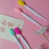 4 PCS Lip Scrub Brush,Double-Sided Silicone Exfoliating Lip Brush Exfoliating Brush for Men Wome Double-sided Soft Lip Brush for Smoother and Fuller Lip Appearance view 4