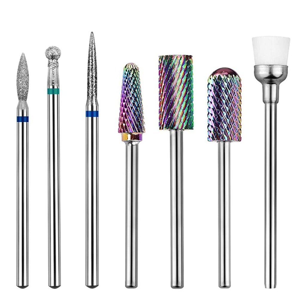 Beaupretty 1set Tungsten Nail Art Grinding for Professional Manicure and Pedicure Lightweight and Versatile Nail Beauty Tools for Grinding and Dead Skin Removal