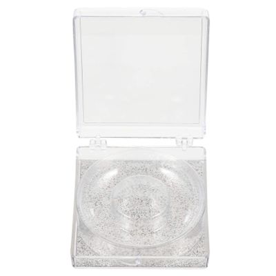 6pcs High transparent eyelash box eyelashes packaging case little suitcase for lashes rhinestones eyelash cases empty gold serving tray Lash Holder 3d plastic high tower square