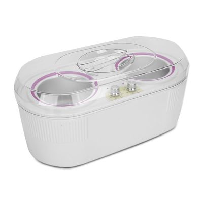 Dual Pot Wax Warmer, Hair Removal Wax Warmer, Depilatory Wax Heater, Double Wax Warmer, Electric Hot Wax Warmer Machine, Face Underarms Bikini Brazilian Hair Removal(US)