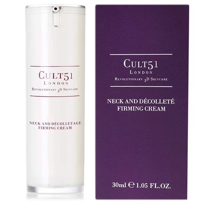 Cult51 Neck And Decollete Firming Cream - Intensely Hydrating Treatment - Prevents, Reduces Signs Of Aging And Sagging - Experience Glowing, Youthful Skin - Nourishing, Renewing Care - 1.05 Oz