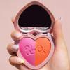 KimChiChic Beauty Thailor Blush Duo, Heart-Shaped Compact with Mirror, Buildable, Silky Matte & Shimmer Finish, Cruelty-Free Blush Palette, Mercedes R view 2