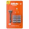 Gillette Fusion5 Men's Razor Handle + 9 Blade Refills view 1
