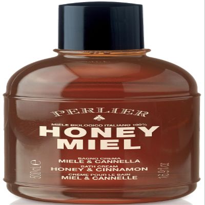 Perlier Honey Miel Bagno Crema Corpo Miele e Cannella, Bath Cream Honey & Cinnamon 500 ml, 16.9 Fl Oz Made in Italy [Italian Import]
